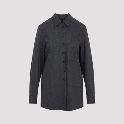 Khaite Long-sleeved Casual Jacket In Gray