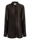 Khaite Auryn Shirt In Brown