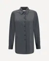 Khaite Auryn Shirt In Gray