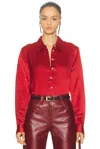Khaite Auryn Top In Red