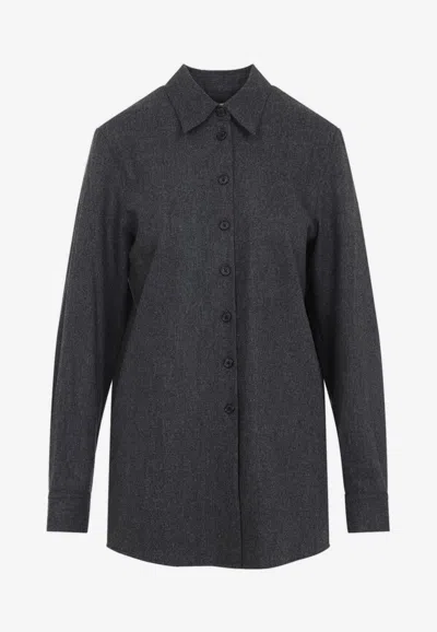 KHAITE AURYN WOOL SHIRT
