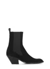 Khaite Woman Ankle Boots Black Size 6 Leather In Black