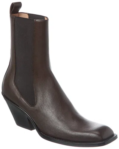KHAITE KHAITE AUSTIN LEATHER BOOTIE