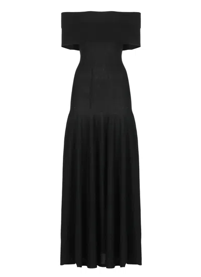 Khaite Ava Dress In Black