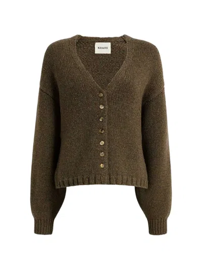 Khaite Axel Cardigan In 그린