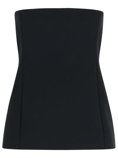 Khaite 'ayla' Black Polyester Top