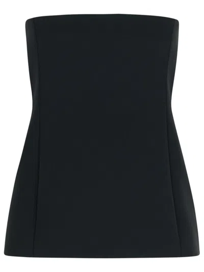 Khaite 'ayla' Black Polyester Top