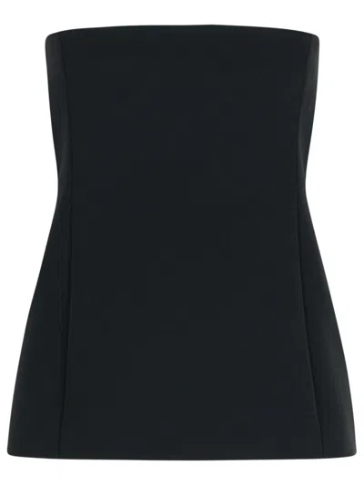 Khaite 'ayla' Black Polyester Top