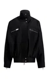 Khaite Ayman Cotton-silk Jacket In Black