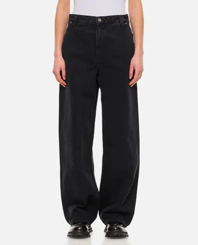 Khaite Bacall Denim Pants In Black