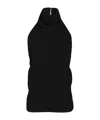 Khaite Backless Top In Black