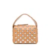 Khaite The Elene Small Leather Shoulder Bag In Neutrals