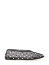 Khaite Marcy Crystal-embellished Mesh Flats