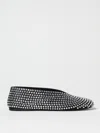 Khaite Marcy Crystal-embellished Satin Ballet Flats In Black