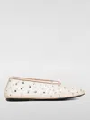 Khaite Marcy Crystal-embellished Mesh Flats In Nude