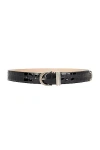 KHAITE BAMBI EMBOSSED BELT