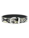Khaite Bambi Skinny Belt With Silver Hardware