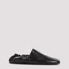 Khaite Refined Black Goat Leather Ballerinas In Black