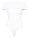Khaite Basile Knitted Bodysuit In White