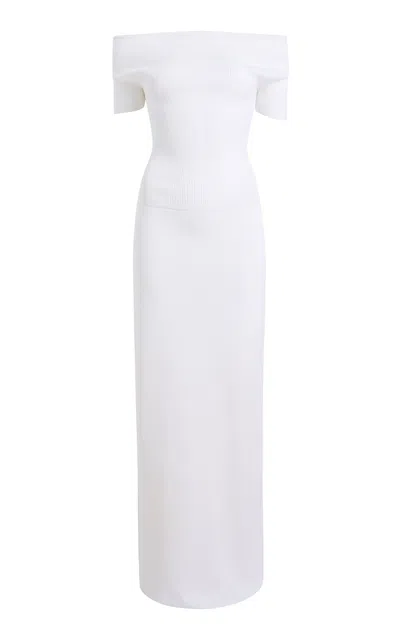 KHAITE BASILE KNIT MAXI DRESS