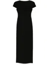 Khaite Basile Maxi Dress In Black