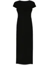 Khaite Basile Maxi Dress In Black