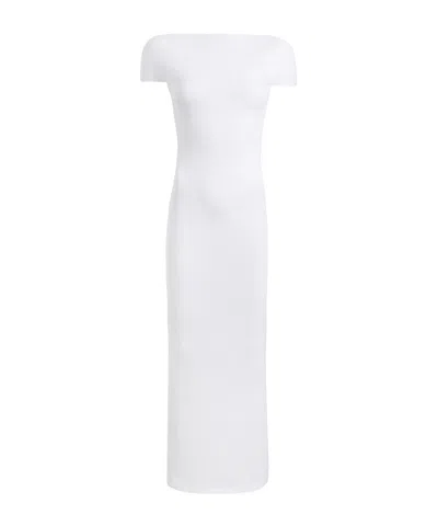 KHAITE KHAITE BASILE SHORT-SLEEVED MAXI DRESS