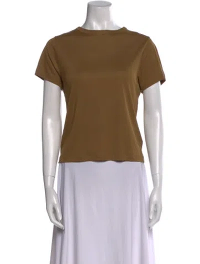 Pre-owned Khaite Bateau Neckline Short Sleeve T-shirt In Multi