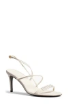Khaite Beaded Loop Sandal In White