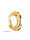 Khaite Beaded Shadow Ear Cuff In Gold