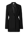 Khaite Beckett Single Breasted Jacket In Black