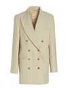 Khaite Beige Balton Blazer Jacket In Beige