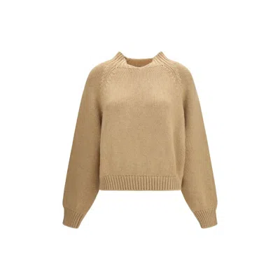 Khaite Beige Cashmere Sweater
