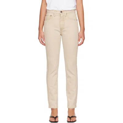 Khaite Beige Finley Jeans In 068 Dumas