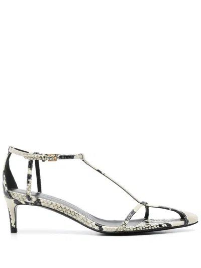 Khaite Beige Leather Heels
