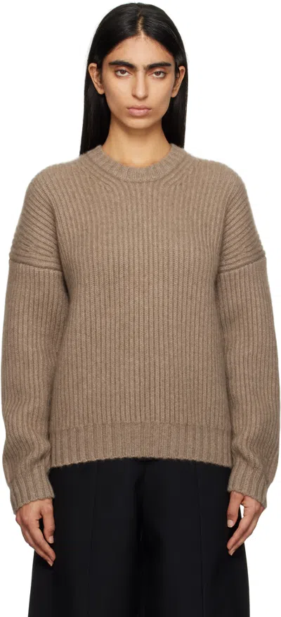 Khaite Beige Manuela Sweater In 216 Barley