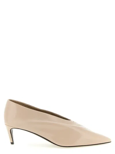 Khaite Beige Pointed Toe Pumps In Neutral