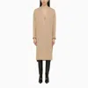 Khaite The Brom Silk Midi Dress In Beige
