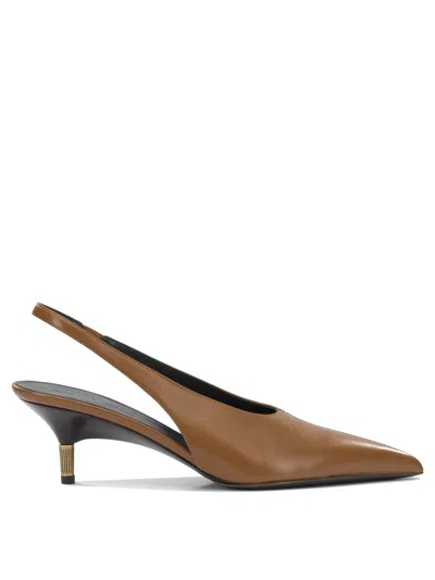 Khaite "bella 55mm" Slingback In Brown