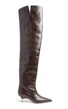 Khaite Bella Otk Boot 55 In Brown