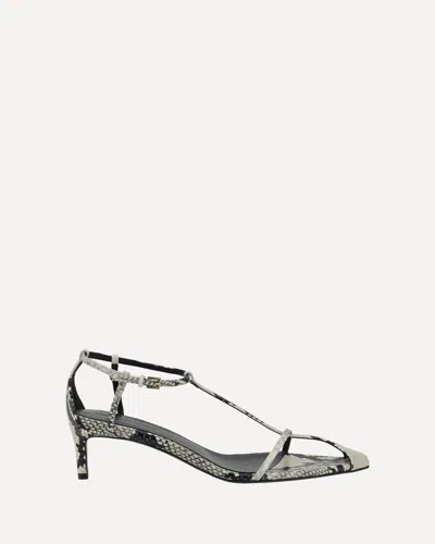 Khaite Bella T-strap Sandal 45 In Natural