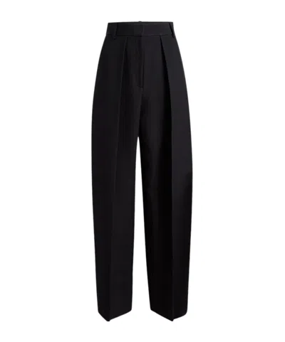 KHAITE KHAITE PLEATED STRAIGHT-LEG TROUSERS