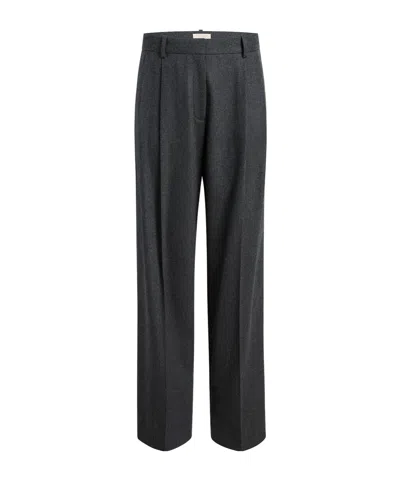 Khaite Belt Loop Casual Pants In Black