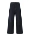 Khaite Belt Loop Jeans In Blue