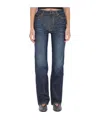 Khaite Belt Loop Jeans In Blue