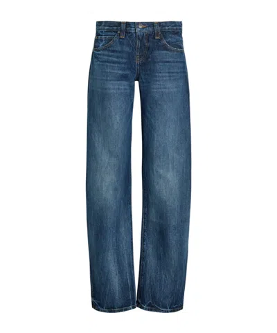 Khaite Belt Loop Jeans In Blue