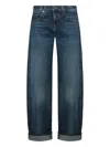 Khaite Belt-loop Pocket Jeans In Blue