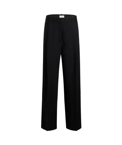 Khaite Belt Loops Slacks In Black