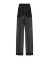 Khaite Trasnlucent Trousers In Black