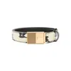 Khaite Snakeskin-effect Belt In Multicolor